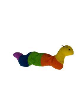 Ty Teenie Beanie Babies Multicolor Inch Inchworm 1993 Vintage Plush 6 in length